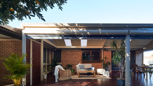 Lysaght Living Patio in backyard