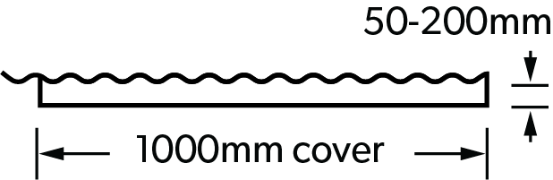 Apollo Corrugated Line Drawing