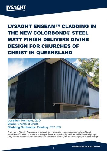 LYS Case Study: Churches of Christ QLD