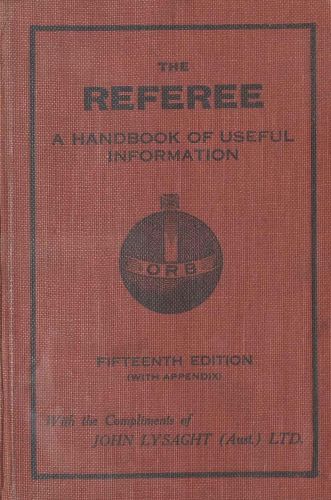 LYSAGHT® Referee: 15th Edition