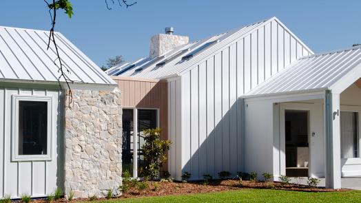 Lysaght IMPERIAL™ cladding on a new residential build in NSW.