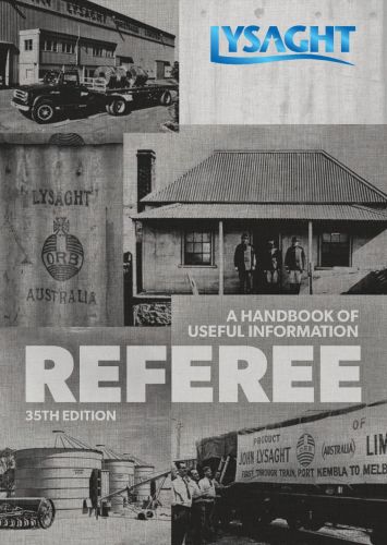 LYSAGHT® Referee: 35th Edition